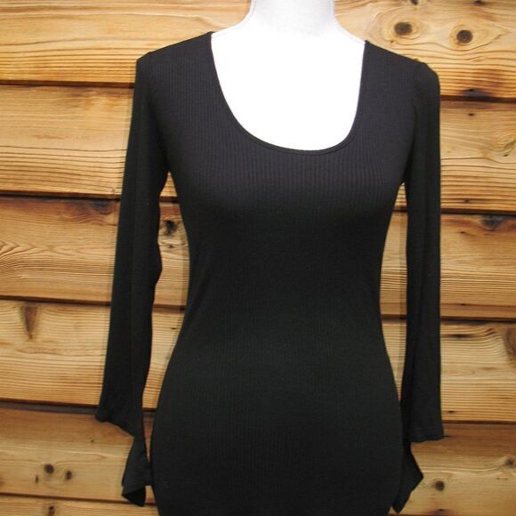 Monrow Black Midi Body Con Dress - Picture 6 of 11